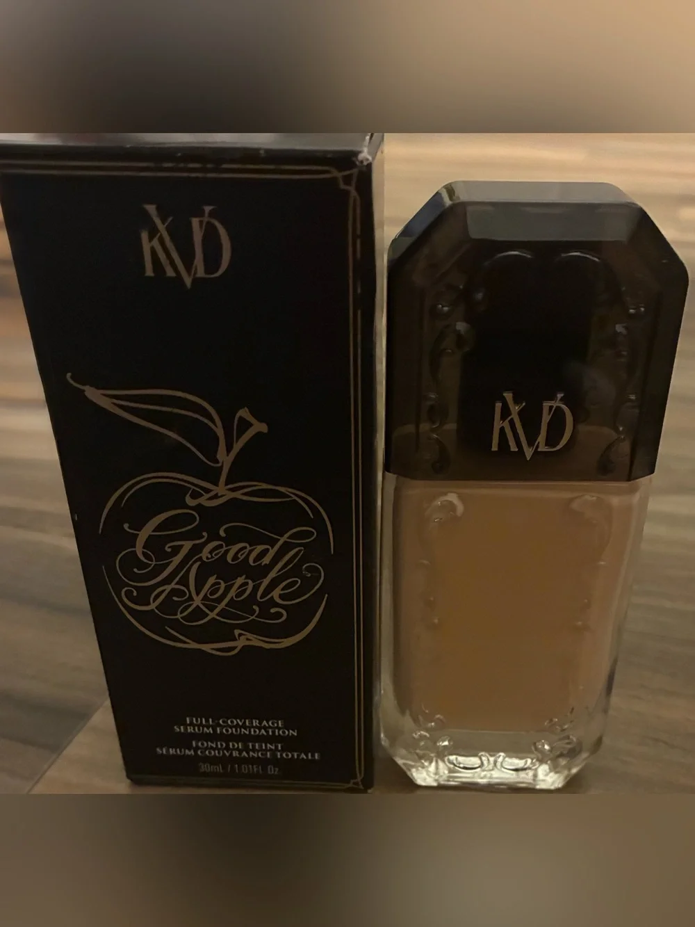 KVD Good Apple Full-Coverage Serum Foundation Light 010 1.01 oz New